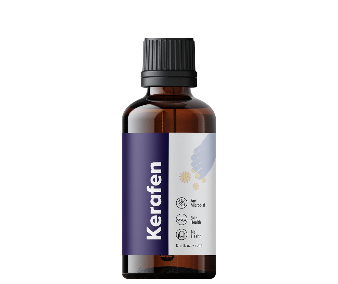 Bottle of Kerafen nail support formula