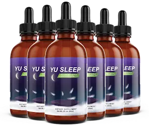 Yu Sleep liquid dropper bottles — natural sleep support formula